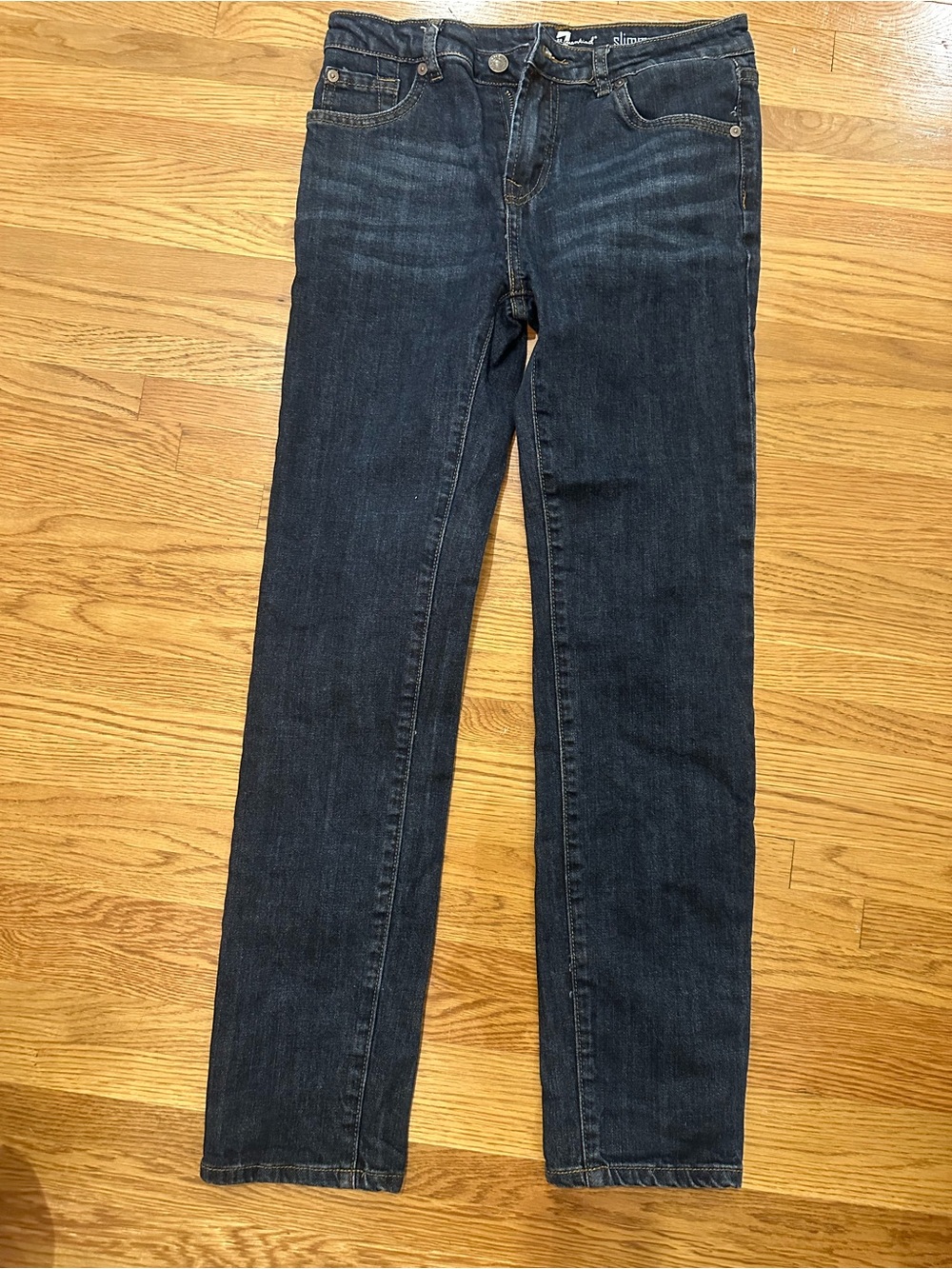 Kids size 14 Dark Wash Straight Leg Jeans